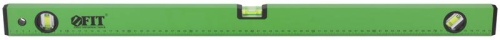 Уровень ''Техно'', 3 глазка, зеленый корпус, фрезерованная рабочая грань, шкала 800 мм | код 18118 | FIT фото 5 Уровень ''Техно'', 3 глазка, зеленый корпус, фрезерованная рабочая грань, шкала 800 мм | код 18118 | FIT фото 5
