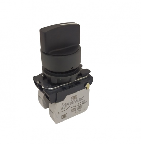 Переключатель Briswik КПЕ 2620 -Р черный IP65 УХЛ2 10А 2но+0нз | код aB-VG-5Ai-0122 | Briswik