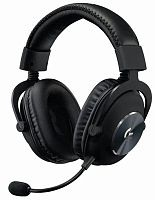 Наушники с микрофоном Logitech G Pro X черный 2м мониторные оголовье (981-000819) | код 1993273 | Logitech