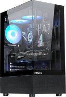 Корпус Formula Crystal Z1 PLUS черный без БП ATX 2x120mm 2xUSB2.0 1xUSB3.0 audio bott PSU | код 1998215 | FORMULA
