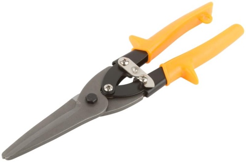 Ножницы по металлу "Aviation" усиленные удлиненные прямые 275мм FIT 41527 фото 2