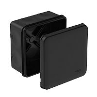 MultiBox Коробка распределительная IP66 85х85х42 Черная DIY (со стикером) | код IMT352971 | Systeme Electric