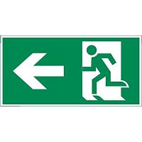 Пиктограмма ФИГУРА/СТРЕЛКА ВЛЕВО 300х150мм для авар-эвакуац св-ка Vision/IP65 Basic | код V5-EM03-60.003.019 | Вартон