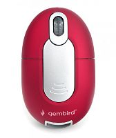 Мышь беспров. Gembird MUSW-605, 2,4ГГц, 1200DPI, 3 кн красная | код MUSW-605 | Gembird