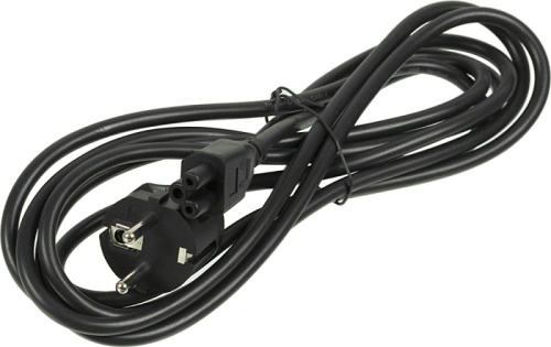 Кабель Ningbo IEC C5 (3-pin) Евровилка 1.8м (NCABLE) черный | код 841468 | NINGBO