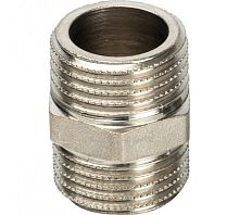 Ниппель HH никелированный 1/2 (SFT-0004-001212) | код RG008Q0OCMTJBF | STOUT