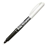 Маркер перманентный БЕЛЫЙ CENTROPEN, круглый наконечник, 1,2 мм, 2686, 5 2686 0100 | код 152036 | CENTROPEN
