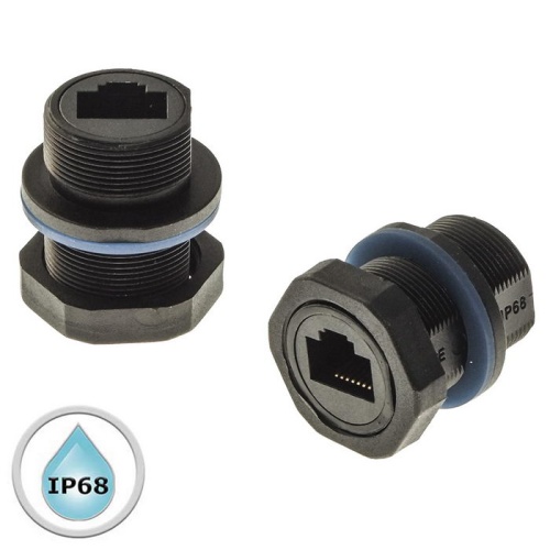 Разъём герметичный SZC RJ45M20ZO-6A, 10BASE-T,100 BASE-T, 1000 BASE-T | код 107859 | SZC