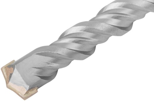 Бур по бетону SDS PLUS профи W-образная вставка двойная спираль 25х460мм FIT 32848 фото 5