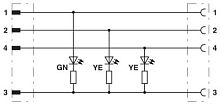 Кабель для датчика / исполнительного элемента SAC-4P-M12MS/ 1,5-140/M12FR-3L | код 1526790 | PHOENIX CONTACT