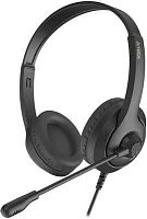 Наушники с микрофоном A4Tech Fstyler FH100U черный 2м накладные USB оголовье (FH100U (STONE BLACK)) | код 1774509 | A4TECH