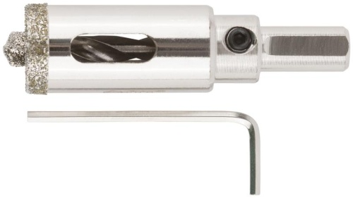 Коронка кольцевая по керамограниту камню и кафелю алмазная с центровочным сверлом 20х70мм FIT 16208 фото 2 Коронка кольцевая по керамограниту камню и кафелю алмазная с центровочным сверлом 20х70мм FIT 16208 фото 2