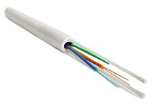 Hyperline FO-DPE-IN-9S-24-LSZH-WH Кабель волоконно-оптический 9/125 (SMF-28 Ultra) одномодовый. 24 волокна. плотное буферное покрытие (tight buffer). для внутренней прокладки. самонесущий. со свободно уложенными волокнами (FTTH). LSZH. –30 C– +50 C. белый