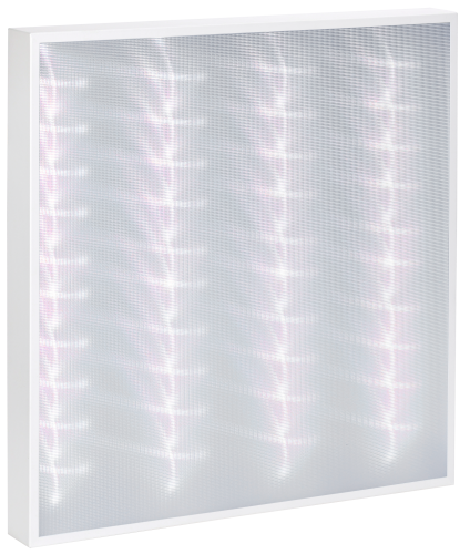 LIGHTING PRO Светильник светодиодный ДВО 1001 45Вт 5000К IP40 595х595мм микропризма | код LTP-DVO2-1001-45-50-K01 | IEK фото 7