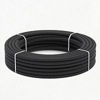 Труба гофрированная из нерж. стали SS304 PT 20А, черная, 10м | код 2259367 | Stahlmann