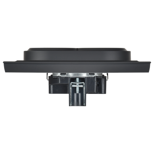 BRITE Розетка 2-местная с заземлением без защитных шторок 16А в сборе РС12-3-БрГ графит | код BR-R21-16-K53-F | IEK фото 4