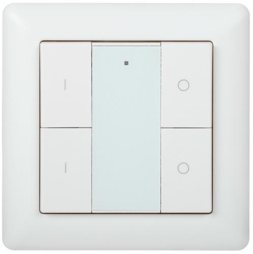 Панель управления DALI (2 адреса) 4 кнопки пластик белый | код LDR22-01-4-1-K01 | IEK