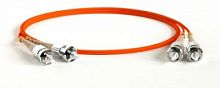 Патч-корд оптический TWT, PVC, дуплексный, ST/PC-ST/PC, MM 50/125, 0.5 м | код TWT-2ST-2ST/OM2-0.5 | TWT