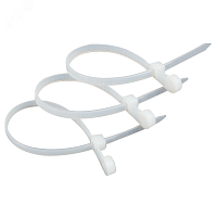 Хомут с отверстием OptiKit CT-O-N-3,5х150-белый(100шт) | код 278335 | КЭАЗ