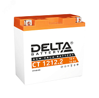 Аккумулятор CT 12В 12Ач | код CT 1212.2 | Delta MOTO