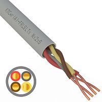 Кабель КПСнг(А)-FRLSLTx 2х2х0.75 для систем ОПС и СОУЭ огнестойкий НГ неэкранир. (м) 241872