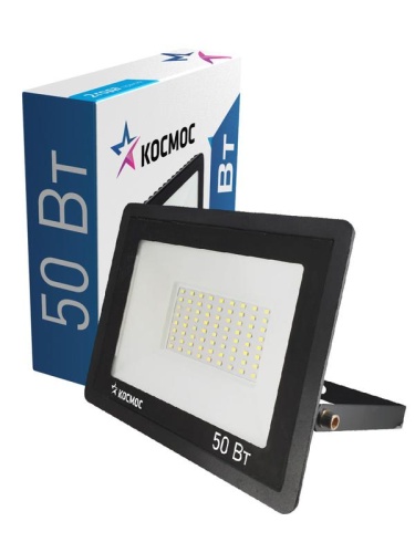 Прожектор светодиодный 50Вт 6500К IP65 4000лм | код K_PR5_LED_50 | КОСМОС
