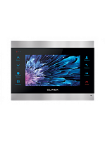 Видеодомофон цветной Silver+Black (SL-07IPHD S+Bl) | код ИВ-00000194 | SLINEX