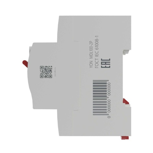 Устройство защитного отключения УЗО YON MDL100 2P 63А 300мА тип A DKC MDL100-2P4-63-A фото 4 Устройство защитного отключения УЗО YON MDL100 2P 63А 300мА тип A DKC MDL100-2P4-63-A фото 4