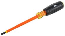Отвертка диэлектрическая SL5.5х125 Т3 ARMA2L 5 | код A2L5-SC30-T3-SL-55-125 | IEK