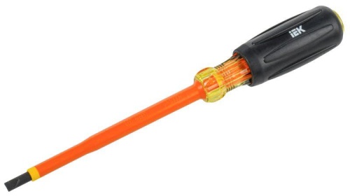 Отвертка диэлектрическая SL5.5х125 Т3 ARMA2L 5 | код A2L5-SC30-T3-SL-55-125 | IEK