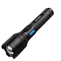 Фонарь аккумуляторный AccuF1-L15WZ-bk 15Вт XHP60 800Лм Li-ion 18650 3.7В 1200мАч (5режимов; с функцией ZOOM; кабель USB-Type-C в комплекте) черн. IPX4 | код 5050402 | ФАZА