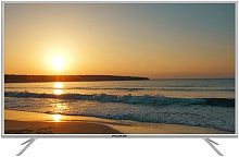 Телевизор LED PolarLine 65 65PU51TC-SM серебристый 4K Ultra HD 50Hz DVB-T DVB-T2 DVB-C WiFi Smart TV (RUS) | код 1595556 | POLARLINE