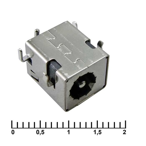 Разъём питания штырьковый PJ017 1.65 мм, SMD монтаж | код 83473 | Ruichi