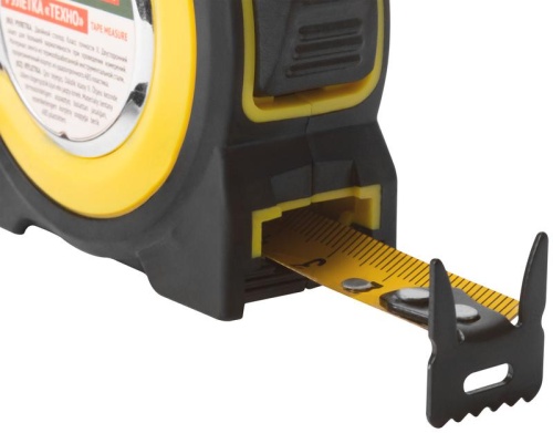 Рулетка Техно 3мх16мм прорезиненный корпус двойн. стопор FIT 17263 фото 4 Рулетка Техно 3мх16мм прорезиненный корпус двойн. стопор FIT 17263 фото 4