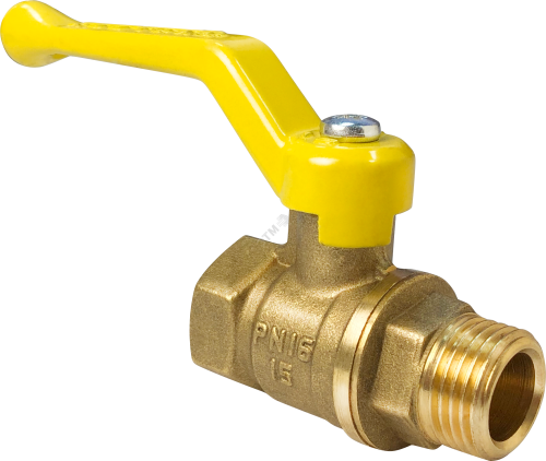 Кран шаровой для газа 11Б27фтМ 1' ВН ручка рычаг | код VF.272.LR3.100 | Valfex