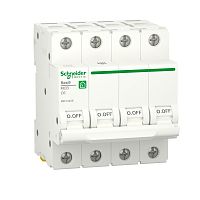 RESI9 АВТОМАТИЧЕСКИЙ ВЫКЛЮЧАТЕЛЬ (АВ) С 6А 4P 6000A | код R9F12406 | SCHNEIDER ELECTRIC