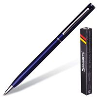 Ручка бизнес-класса шариковая BRAUBERG Delicate Blue, корпус синий, узел 1 мм, линия письма 0,7 мм, синяя, 141400 | код 141400 | BRAUBERG