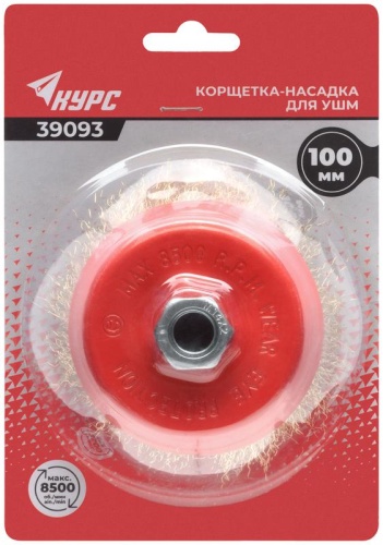 Корщетка-чашка, гайка М14, стальная латунированная волнистая проволока 100 мм, блистер | код 39093 | FIT фото 3 Корщетка-чашка, гайка М14, стальная латунированная волнистая проволока 100 мм, блистер | код 39093 | FIT фото 3