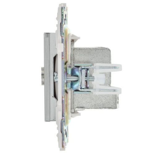 Розетка телевизионная проходная TV SKANDY SK-A17N никель IEK SK-A10-P-K50 фото 3