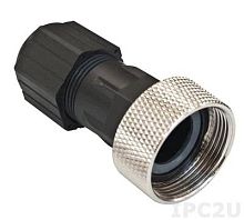 Разъем A-PLG-WPM30IP67-01 M30 cable connector, female 2pin, crimp type | код 00-06077182 | MOXA