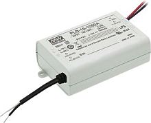Источник питания AC-DC, 16.8Вт, стабилизатор тока, вход 180…295В AC, 47…63Гц, выход 1.05A/12...16В, ККМ, изоляция 3750В AC, в кожухе 84х57х29.5мм, -30…+50С | код PLD-16-1050B | MeanWell