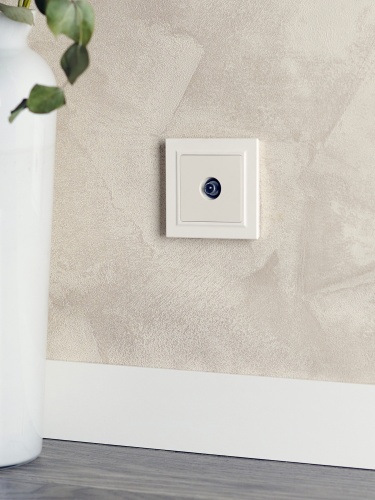 BRITE Розетка TV проходная РТВ10-0-БрЖ жемчуг | код BR-A10-P-K36 | IEK фото 7