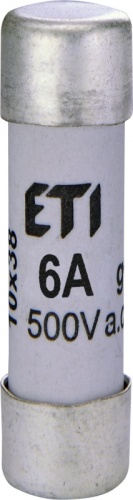 Предохранитель CH 10x38 gG 0,5A, 500V | код 002620017 | ETI