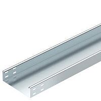 Лоток листовой кабельный LKSU 610 FT RU, 60х100х3000 мм, S=0,7 мм, неперфорированный, сталь, горячее оцинкование | код 6837430 | OBO Bettermann