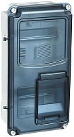 Корпус пластиковый ЩУРн-П 1/8 IP66 PC LIGHT | код MSP1-N-08-66-L | IEK