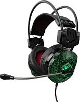 Наушники с микрофоном Оклик HS-L500G TOXIC черный 2.2м мониторные оголовье (472656) | код 472656 | Oklick