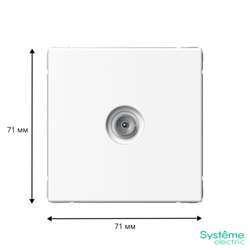 ARTGALLERY TV АНТЕННА коннектор, механизм, БЕЛЫЙ | код GAL000193 | Systeme Electric фото 7 ARTGALLERY TV АНТЕННА коннектор, механизм, БЕЛЫЙ | код GAL000193 | Systeme Electric фото 7