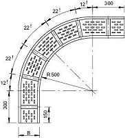 Секция угловая 90град. 110x600 горячий цинк | код 6098360 | OBO Bettermann