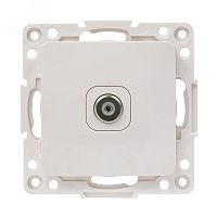 Стокгольм Механизм Розетки TV 1-местной проходной 75Ом 5-862МГц белый PROxima | код EYA00-127-10 | EKF