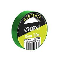 Изолента TP-1510 15мм/10м 0.15мм (зел.) | код 5013155 | JazzWay